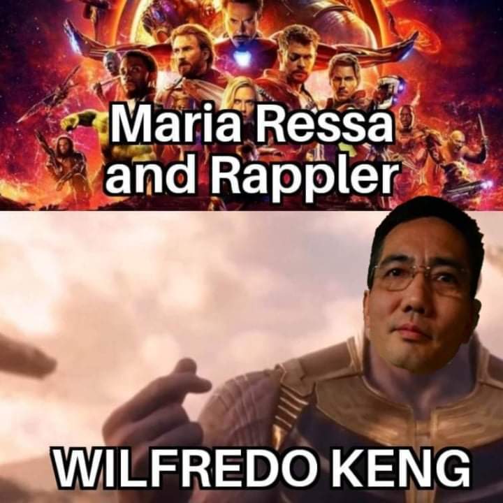 Bert69524412's tweet photo. Maging abo sana kayo sa loob ng kulungan. #wilfredokeng #mariaressa #AThousandCuts #justiceforcjcorona #rappler #holdthebars https://t.co/TDyeCDRHSR