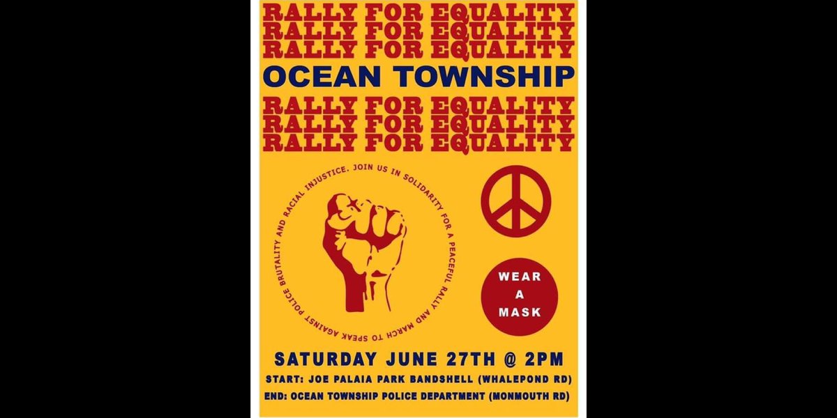 Keith_McPherson's tweet photo. When you see me use the hashtag #OTrep in my location📍- it stands for Ocean Township Represent/Representative. You know what I stand for. You know imma represent. So if you’re in Monmouth County this weekend pull up and support these kids. Ocean is 85% white and 5% black. ✊🏿☮️🌊 https://t.co/JAlPUXdFyT