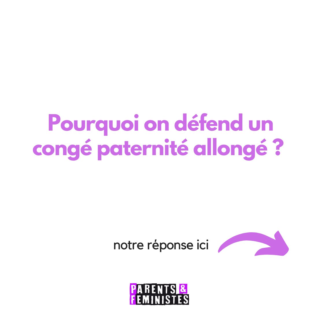 Il est temps d'obtenir un #congépaternité digne de ce nom, allongé et obligatoire. 
Dans ce post, nous vous expliquons les raisons que nous avons de militer pour cette mesure (thread) ⤵️