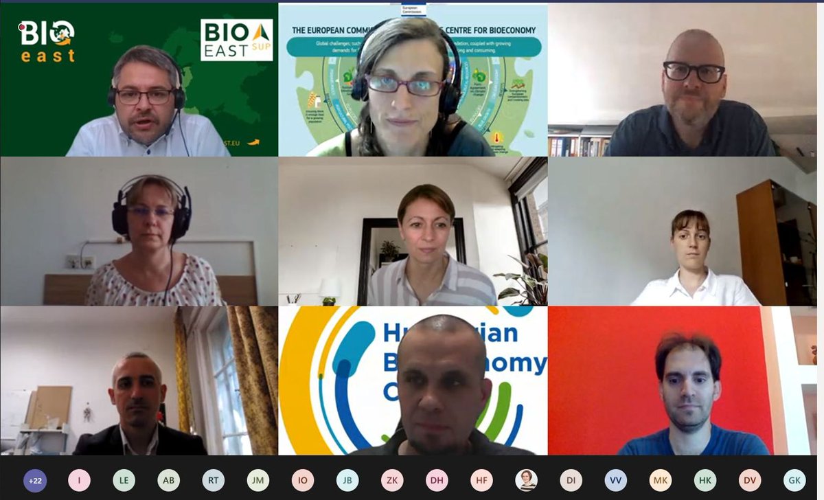MKlaszter's tweet photo. 23.06.2020, national #bbiju Infoday in Hungary, organised by @MKlaszter. We had live online presentations held by Paloma Mallorquin from @BBI2020, Tévécia Ronzon from JRC, Marco Rupp from @biconsortium and @BarnaBIOEAST from Permanent Representation of Hungary to the EU. https://t.co/NWcrsvz5fI