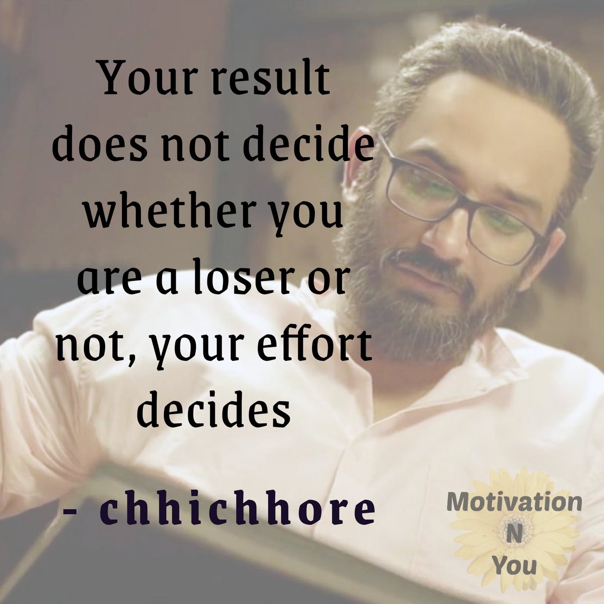 MotivationNYou's tweet photo. Motivational Quote from a movie of an Inspirational Human Being, who remain in our thoughts forever | Sushant Singh Rajput | Chhichore | Motivation N You

#SushantSinghRajput #RIPSSR #quoteoftheday #SushantNoMore #ArrestMurdererOfSushant https://t.co/PvFyfmgjer