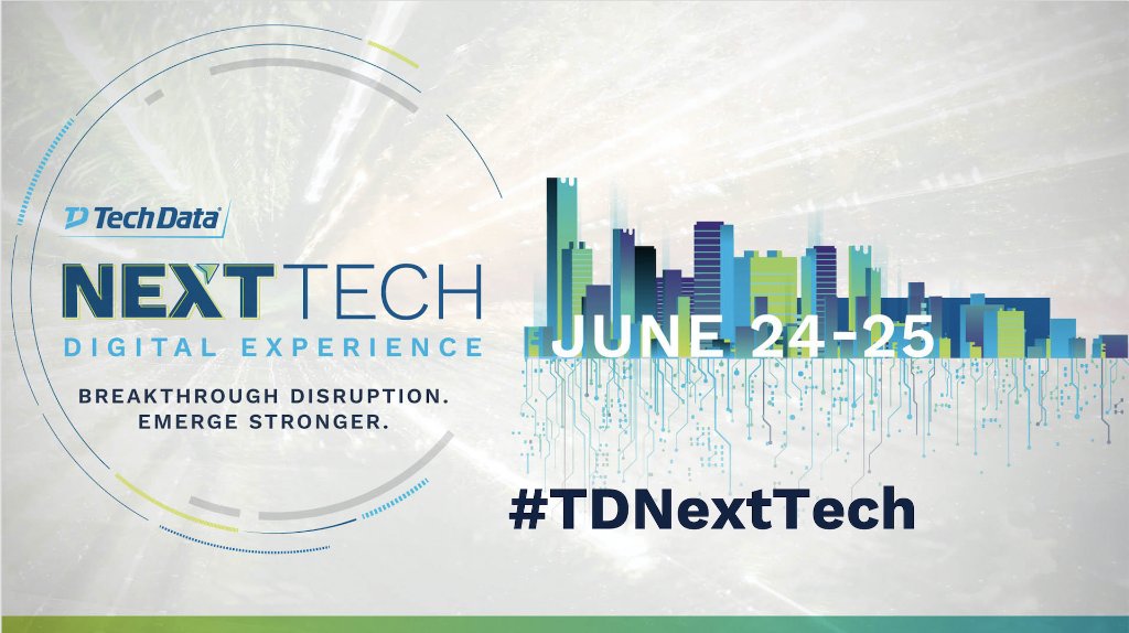 TDSYNNEX_NA's tweet image. Next Tech Digital Experience kicks off today. The conference will connect #ChannelPartners with the latest insights, partnerships, and technology solutions impacting the future of the industry. Join the conversation using the hashtag #TDNextTech. ms.spr.ly/6013TYv85