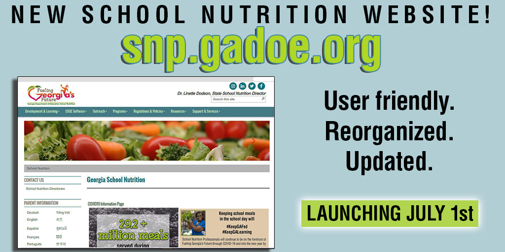 Georgia School Nutrition Program tweet media