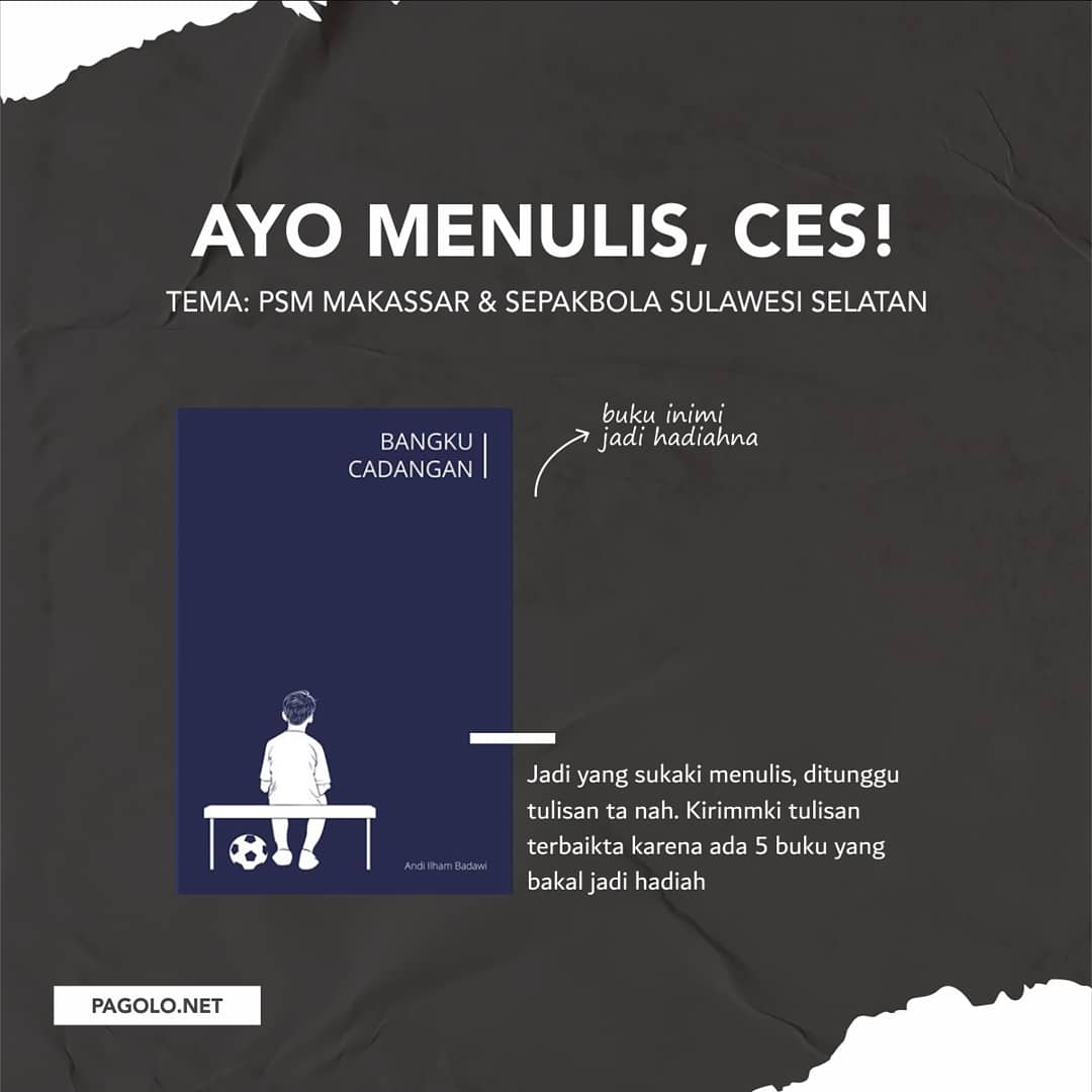 pagolonet's tweet photo. Yokkk! Ditunggu tulisanta' nah #pagolonet https://t.co/Qoznm2smEA