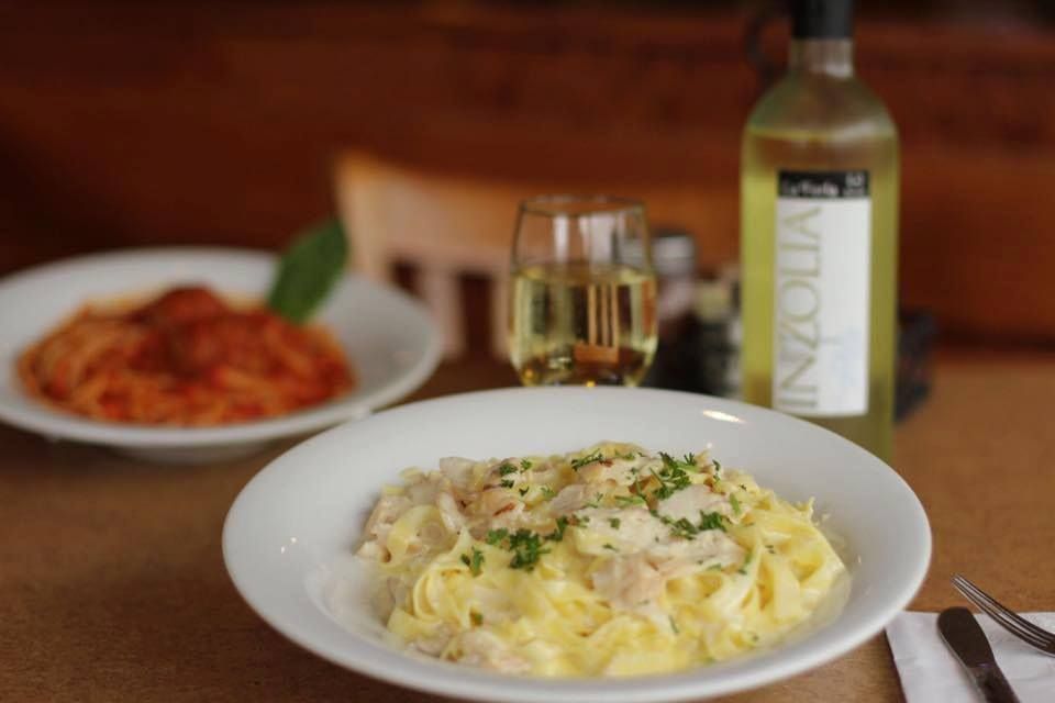 Happy #humpday! Don't forget our interior dining area is now open, with safety precautions in place. Tables are spaced at least six feet apart, and we are limiting capacity for dining. Please be sure to wear a face covering when you come in to eat! 

#EatLocal #ItalianFood #Pasta
