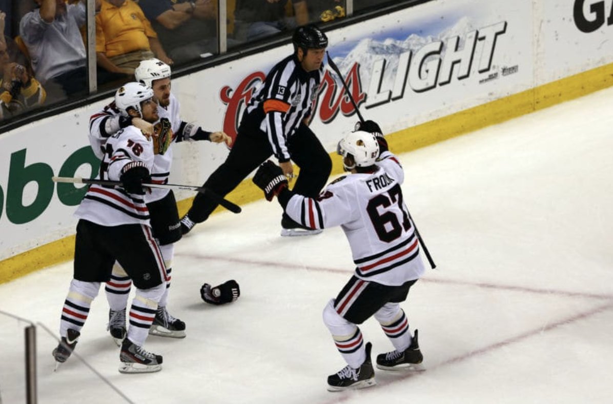 Blackhawk_Up's tweet photo. I cannot believe it's already been 7 years since the #Blackhawks won the Stanley Cup in 2013.....

That team was AWESOME... Every single player on that team played an important role and did their job.

#HockeyTwitter

https://t.co/B7qzhQVExI https://t.co/vpwp1t3Me9