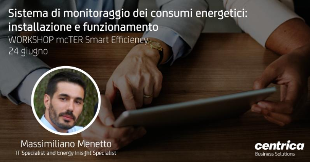 CentricaSoln_IT's tweet photo. Visualizzare l'#energia della tua azienda con dati in tempo reale per gestire i #consumi, ridurre le spese e migliorare l'#efficienza operativa. Ce ne parla questo pomeriggio a #mcTER #SmartEfficiency Massimiliano Menetto. Partecipa al workshop > https://t.co/IG37cDM2Tx https://t.co/LeUldbKH6G