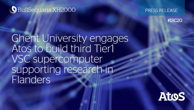 Atos announces that it has signed a 6-year contract with Ghent University @ugent to...