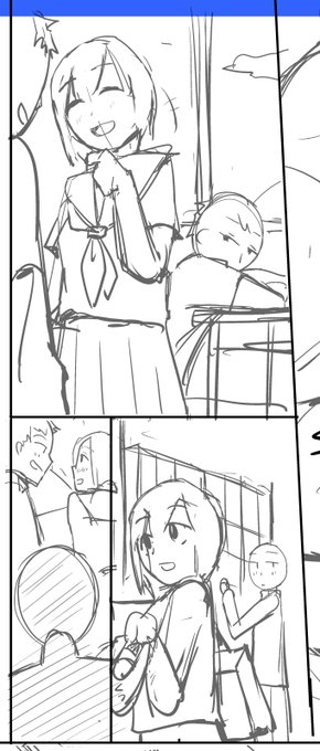 ネームの時より「恥ずかしいラブコメ感」をマシマシしたら若干えげつなくなった3コマBSS 