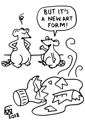 Hopefully you will actually enjoy the back and forth of initial ideas and iterations that comes from commissioning something you work on and love. I definitely do! #MicrobeArtWalk