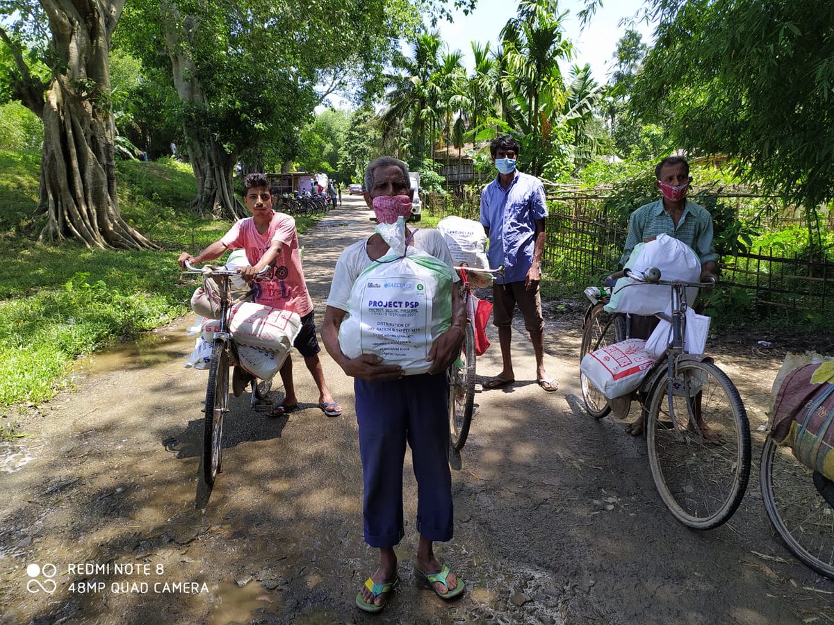 neadsjorhat's tweet photo. Rapid response team of #NEADS continuing the relief assistance to address the immediate needs of the Covid hit vulnerable people of Jorhat, Assam.
#Assam #ResponseToPandemic #COVID19 #FightAgainstCoronavirus
@OxfamIndia @CMOfficeAssam @sdma_assam https://t.co/BfKNygZbsu