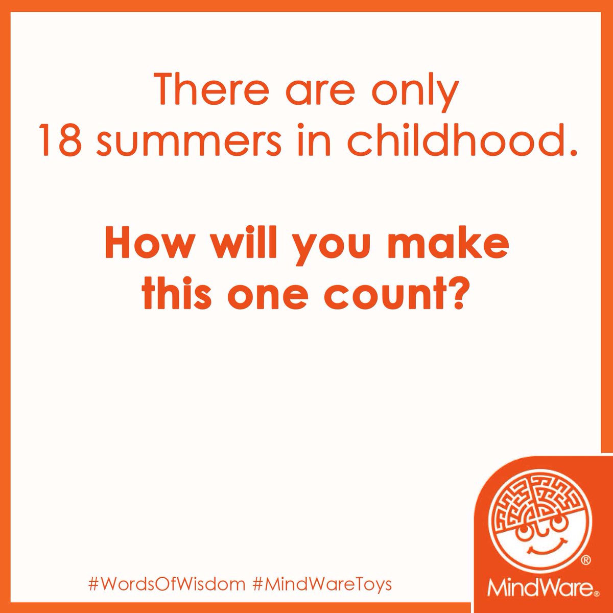 Wednesday Words of Wisdom. 🧡
#MindWareToys