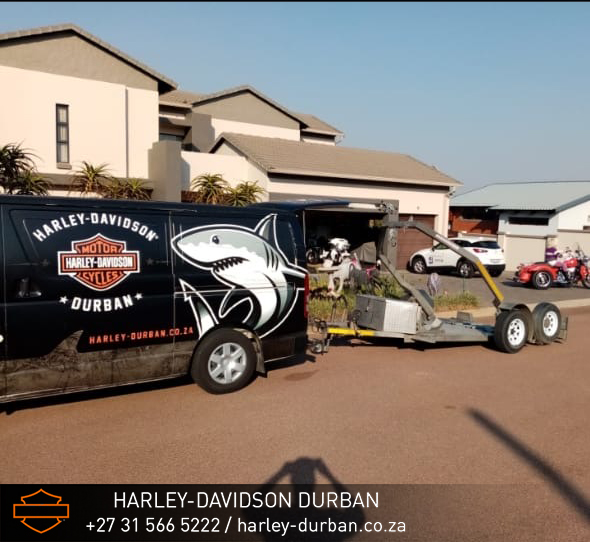 HD_Durban's tweet photo. We've delivered this gorgeous Freewheeler® to Professor Vlok all the way in Johannesburg! Congratulations on the purchase of your new ride, Professor Vlok. May you have many spectacular miles of adventure ahead. Be safe on the roads, thank you very much for your support. #harley https://t.co/3O2qkNXvGU