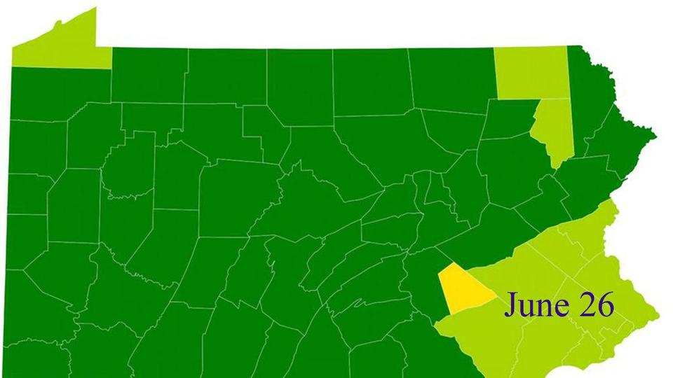 RadissonHbg's tweet photo. As of this Friday, 6/26, the majority of PA will be in the "𝐆𝐑𝐄𝐄𝐍" phase of the re-opening plan. We've been green for 2 weeks and delighted the rest of our beautiful state is joining us! #RadissonHotelHarrisburg #MovingForward #Community https://t.co/1hRn5sBJXZ https://t.co/v1ghuwpNmH