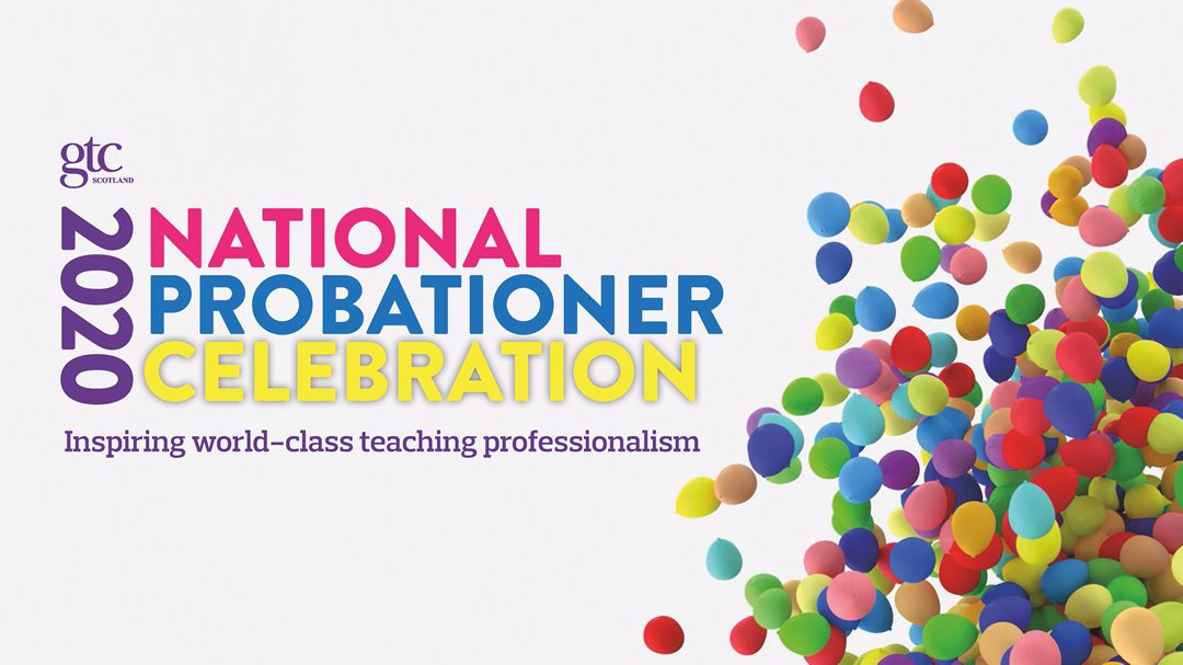 gtcs's tweet photo. This afternoon we will be kicking off our National Probationer Celebration 2020. This event honours the achievements of all probationer teachers, their colleagues and mentors. https://t.co/139ywqFyaQ