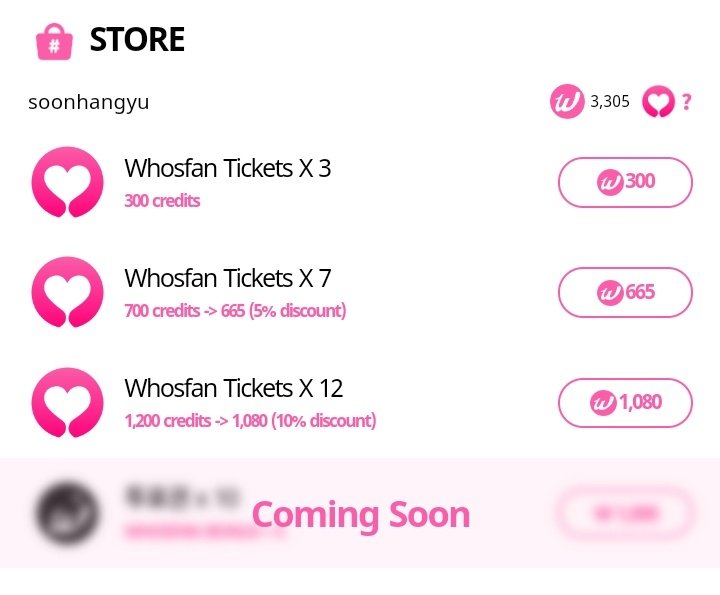 2. whosfan app- voting schedule: june 26 (2 pm kst) to june 29 (9 am kst)- feel free to use my referral code upon signing up: UP131852- you can buy voting tickets using your credits (please check the photos below to know how to earn some credits)- mcountdown and music bank