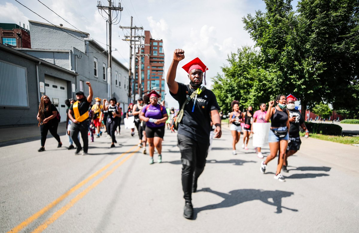 “I shouldn't have to fear for my life just because of the way I look,” Savion Briggs said. He wants to show other Black youths how to have "pride in our skin color and that we can actually become something great."