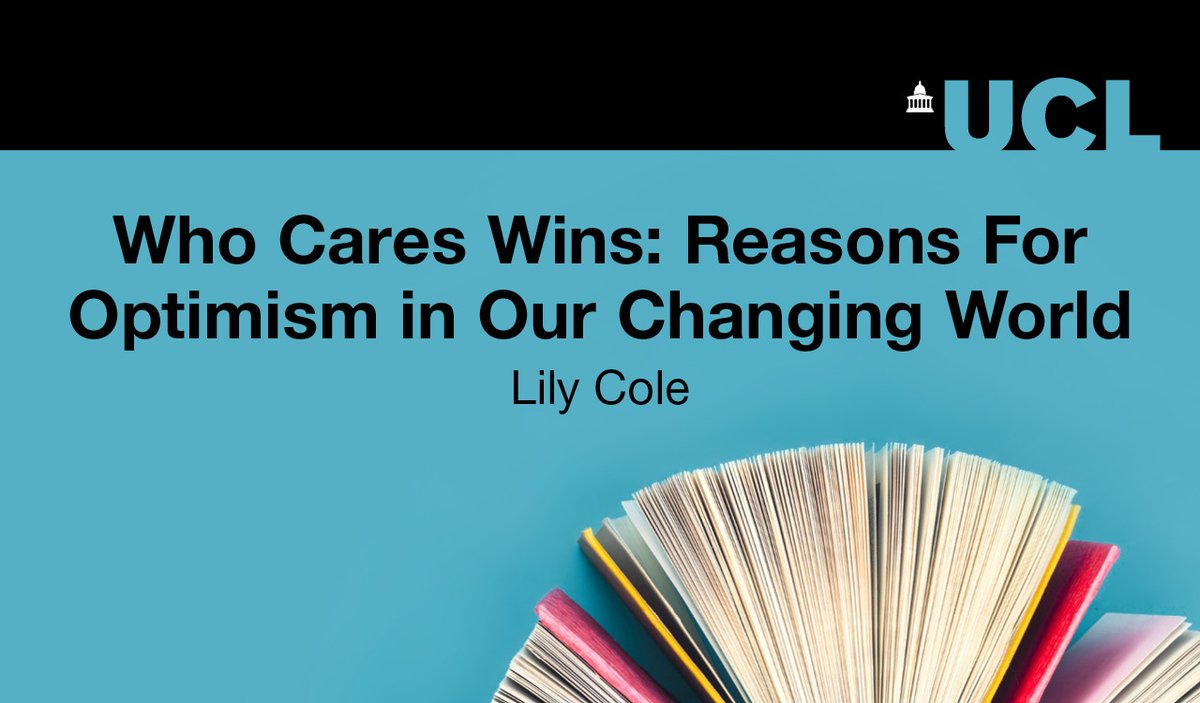 Read: Book“This book provides a positive optimistic vision of a world that we can make in the future.” #UCLDisruptYourThinking– (4/8)