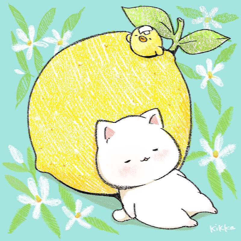 レモンの夢 しょぼにゃん きっか𓆉漫画家のイラスト