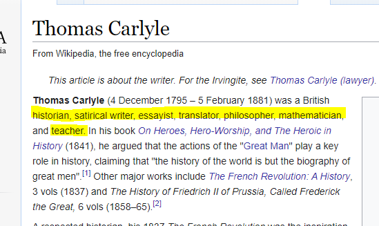 8/ Thomas Carlyle summarizes this in the 1800s"All true Work is sacred; in all true Work, were it but true hand-labour, there is something of divineness. Labour, wide as the Earth, has its summit in Heaven."Worth nothing that Carlye loved work & had like 7-10 gigs.