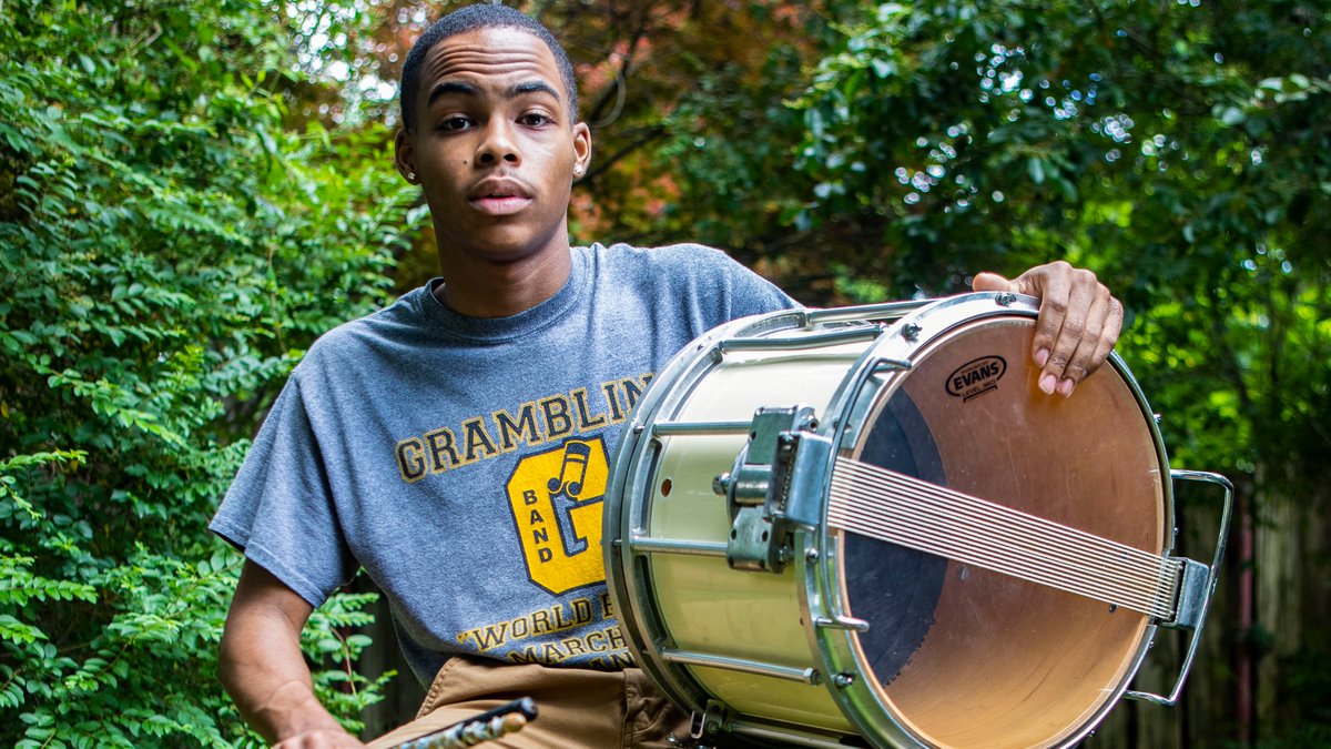 Amari Ajamu will fulfill a lifelong dream this fall, becoming the fourth-generation family member to attend Grambling State University, a historically Black university in Louisiana. He was accepted on scholarship to play snare on the drumline.