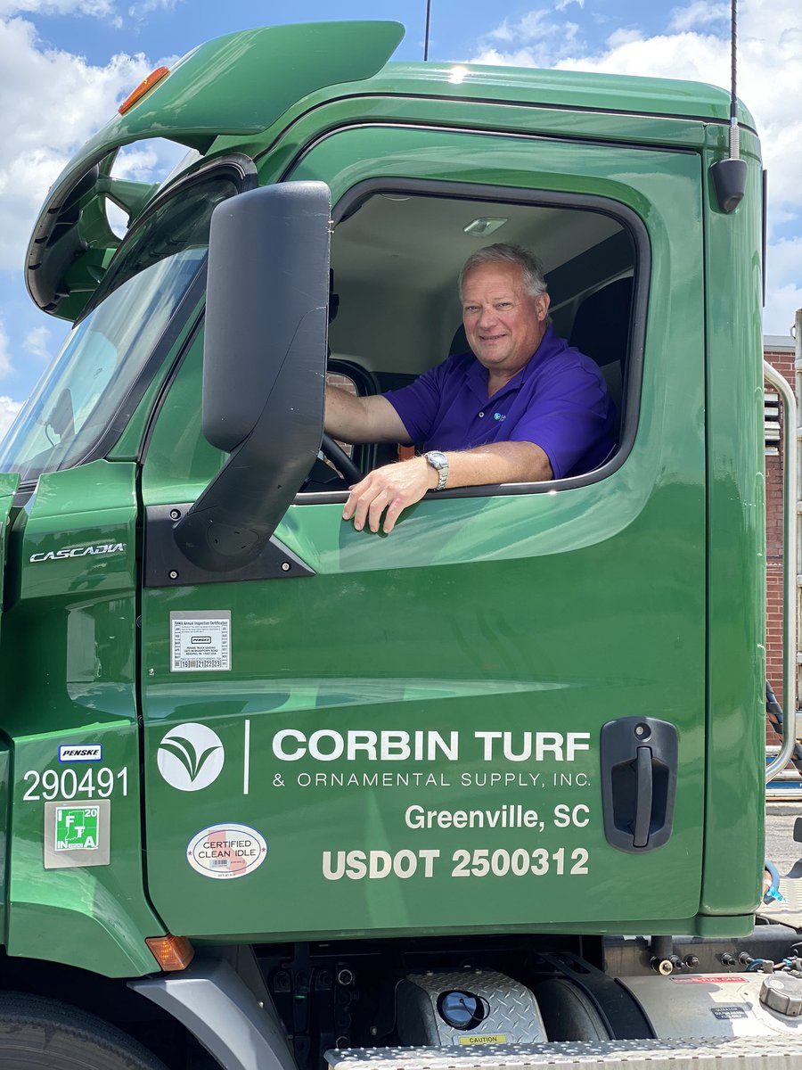 Corbin_Turf's tweet photo. We are so blessed to welcome back our truck driver, Joe, who recovered from major back surgery 3 months ago. Our staff loves Joe’s kind demeanor and friendly personality, and we hear our customers do too! Be on the lookout for Joe and the Corbin Turf truck!

#blessed
#TruckDriver https://t.co/tY7Fd46YQw