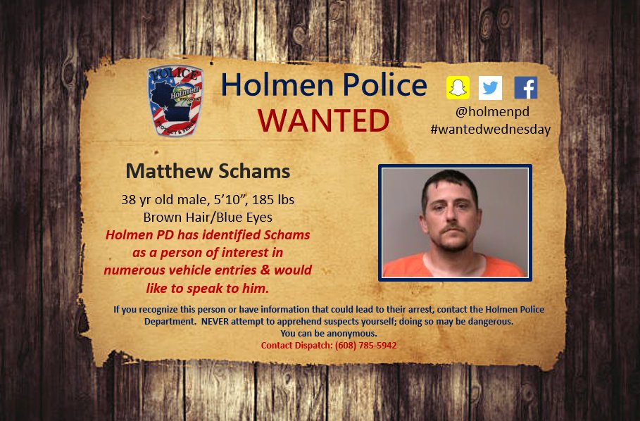 HolmenPD's tweet photo. In early June the Onalaska PD &amp; Holmen PD combined efforts to investigate numerous vehicle entries that resulted in cases in Campbell, Holmen, La Crosse and Onalaska.  If you know of their whereabouts please contact us at (608) 526-4212. Thank you! https://t.co/x0TVxLweyC