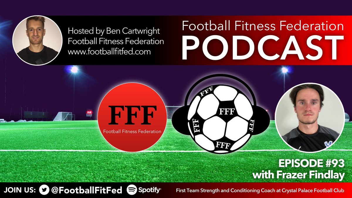 #93 is with Crystal Palace 1st Team S&C coach @FSFindlay1 Frazer spoke about: 🛣 His journey through the industry 🕹 Working in E-Sports ⚽️ Working in Youth International Football 🧠 Cognitive & Visual Training Listen👉buff.ly/3duwU5y Watch👉buff.ly/3g4Cldp