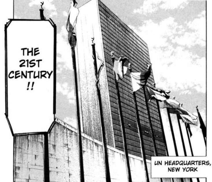 L’une des particularités du manga est qu’il se déroule sur différentes époques, entre le présent, les flash back et les sauts dans le temps, on assiste à la fois aux premiers pas de l’homme sur la lune et au passage au 21eme siècle.