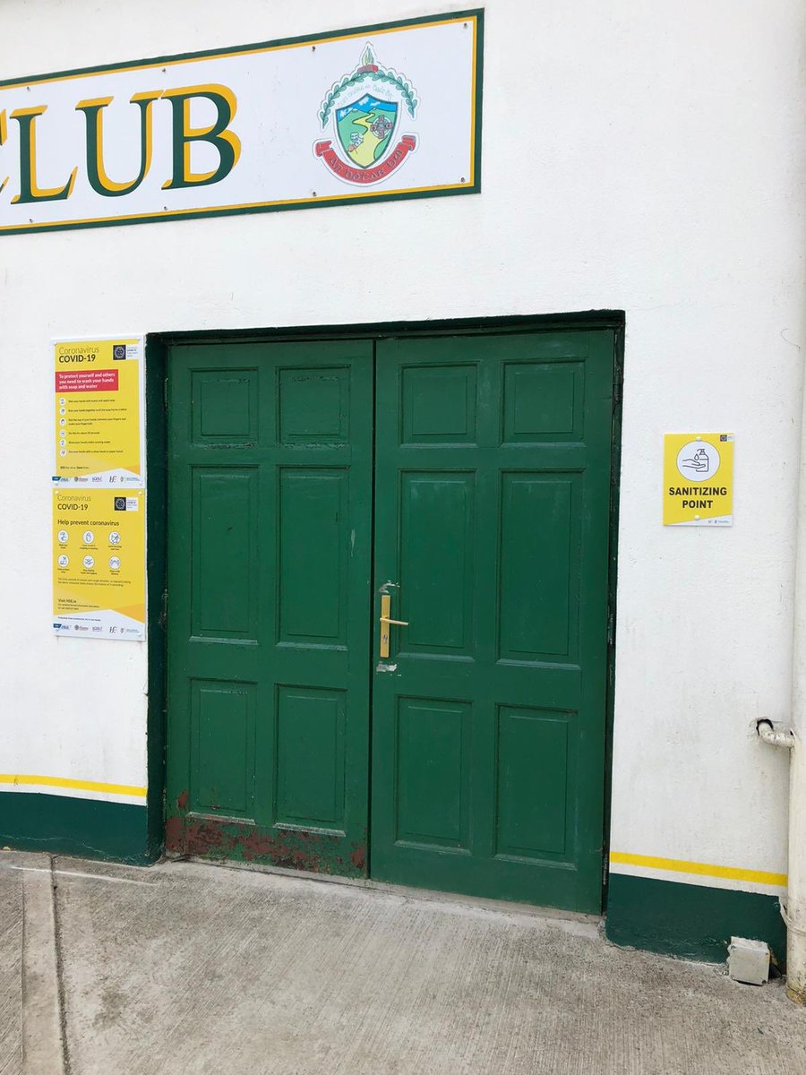 BoherbueGaa's tweet photo. Getting ready to welcome back our members to the 2020 GAA season - Stay Safe everyone https://t.co/wl64BZUctw