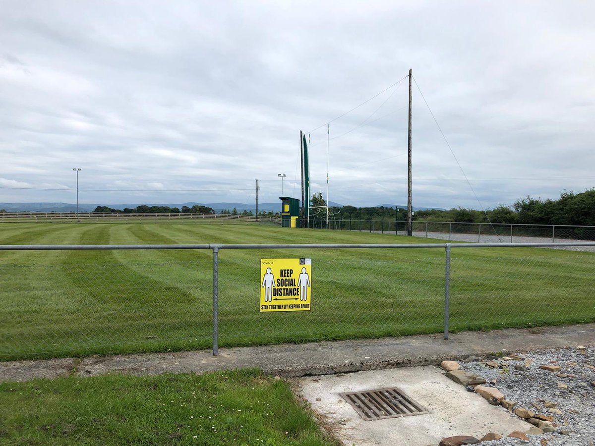 BoherbueGaa's tweet photo. Getting ready to welcome back our members to the 2020 GAA season - Stay Safe everyone https://t.co/wl64BZUctw