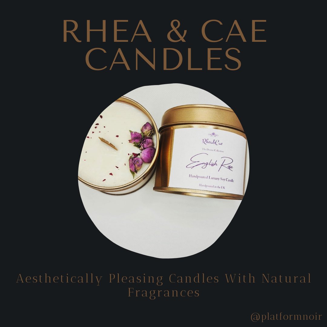 Rhea & Cae CandlesAesthetically Pleasing Soy Candles with Natural Fragrances https://www.etsy.com/uk/shop/RheaandCaeCandleco https://instagram.com/rhea_caeandcandleco?igshid=w33gkttyhapm