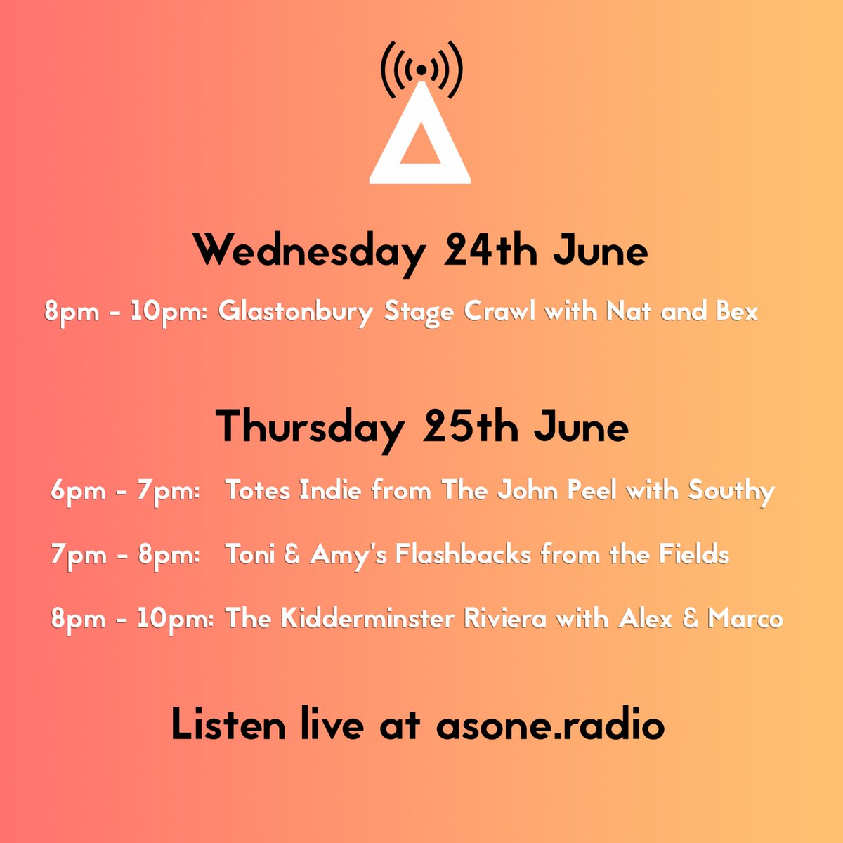 As One Radio tweet media