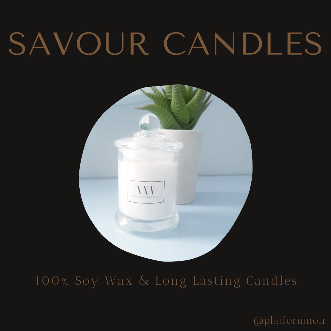  @CandlesSavour 100% Soy Wax Candles with Over 20 Fragrances to Choose From https://savourcandles.com/  https://instagram.com/savourcandles?igshid=1xzw5xj0wnk77