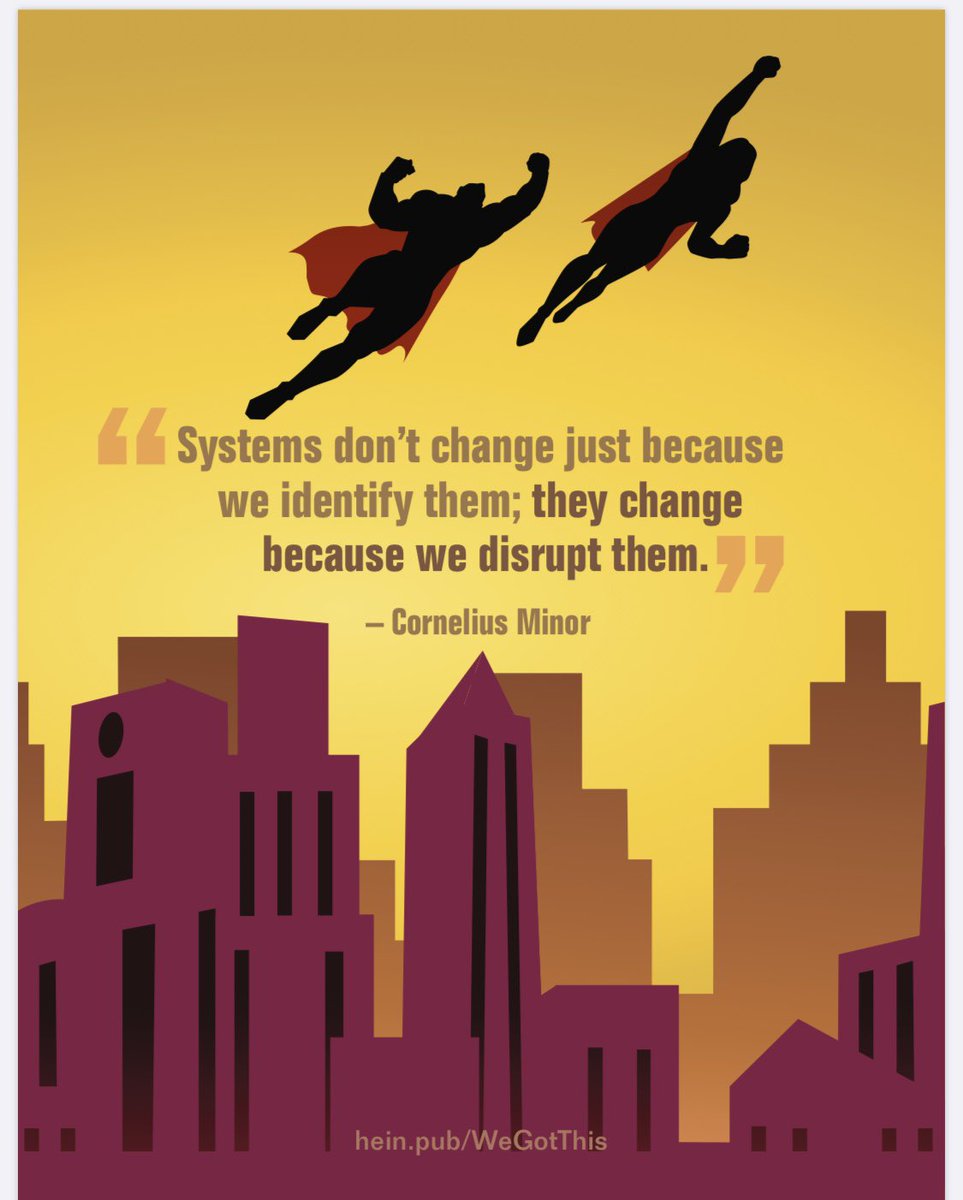 ValGeschwind's tweet image. A few years ago,I was talking to @MisterMinor abt something I noticed in a school. He named it for me- “You’re noticing a singular system.Any singular system will leave some kids out.” Channeling his wisdom today as we disrupt singular systems in WW. Indebted to you, Corn #tcrwp