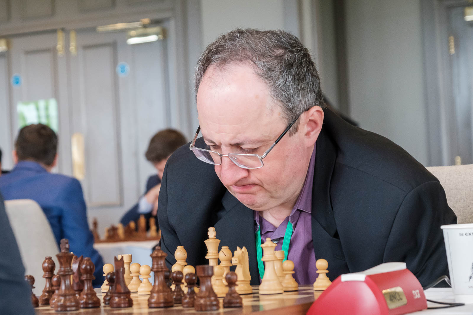 Grandmaster Israelita Da Xadrez, Boris Gelfand Imagem de Stock Editorial -  Imagem de campeonato, preto: 12038689