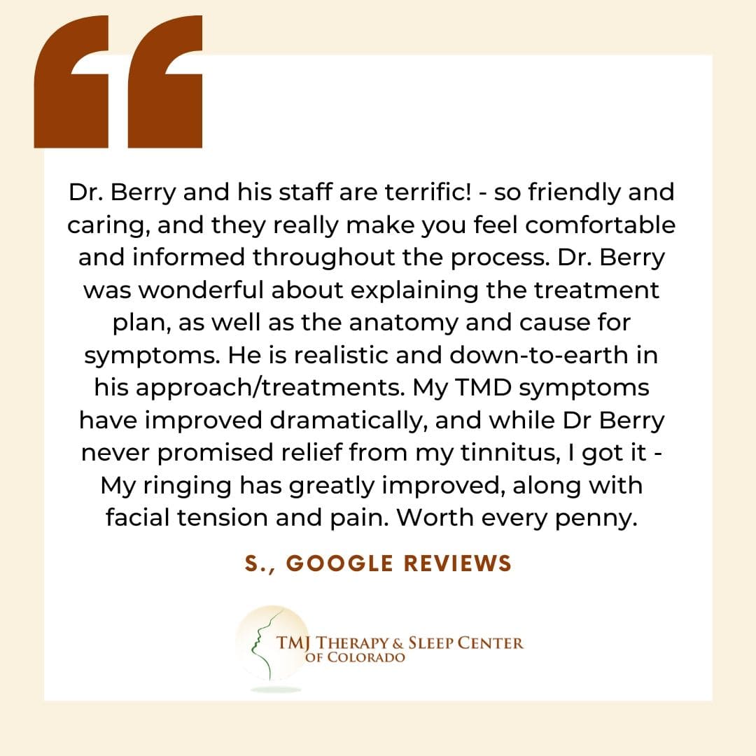 TMJDoctor's tweet photo. Tired of TMJ pain? Book an appointment at https://t.co/PU90ble2Mh!
#TMJTherapyAndSleepCenterOfColorado #TMJ #TMJPain #TMJTreatmentDenver #TMJTreatment #TMJTreatmentColorado #DenverCO #TMJScreening #JawPain https://t.co/YMJ9YaMcvr