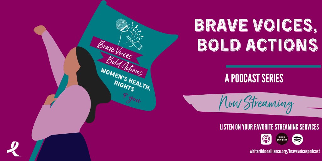 The #BraveVoicesPodcast is diving deep into just what #RespectfulCare looks like. Learn about women’s health, rights and how YOU can be part of the #WhatWomenWant movement. Ready to answer the call? Tune in at whiteribbonalliance.org/bravevoicespod…