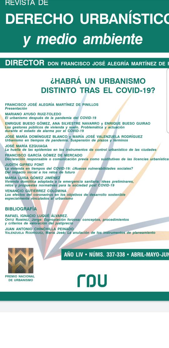 📢 ¿Habrá un #URBANISMO distinto tras el #Covid_19 ?
Gracias a <a href="/Revista_rdu/">REDUMA</a> por coordinar éste numero y contar con nuestra participación!