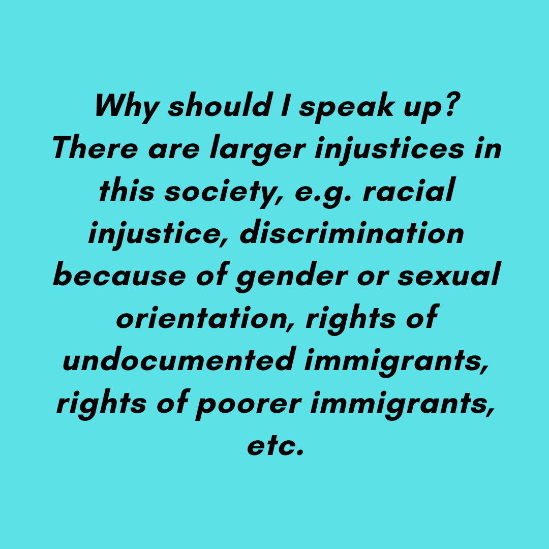 I had long avoided giving my voice against this issue mainly because I felt there are larger injustices in this society. But the recent executive order hit a tipping point.Hopefully this creates some awareness and spurs some conversation. We cannot be complicit for everything.