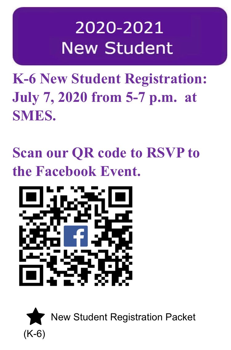 smesbulldogs's tweet photo. New student registration!  Go to https://t.co/Mv8kkzChn5 for more information! 💜🐾 https://t.co/OJ0jdDTA9s