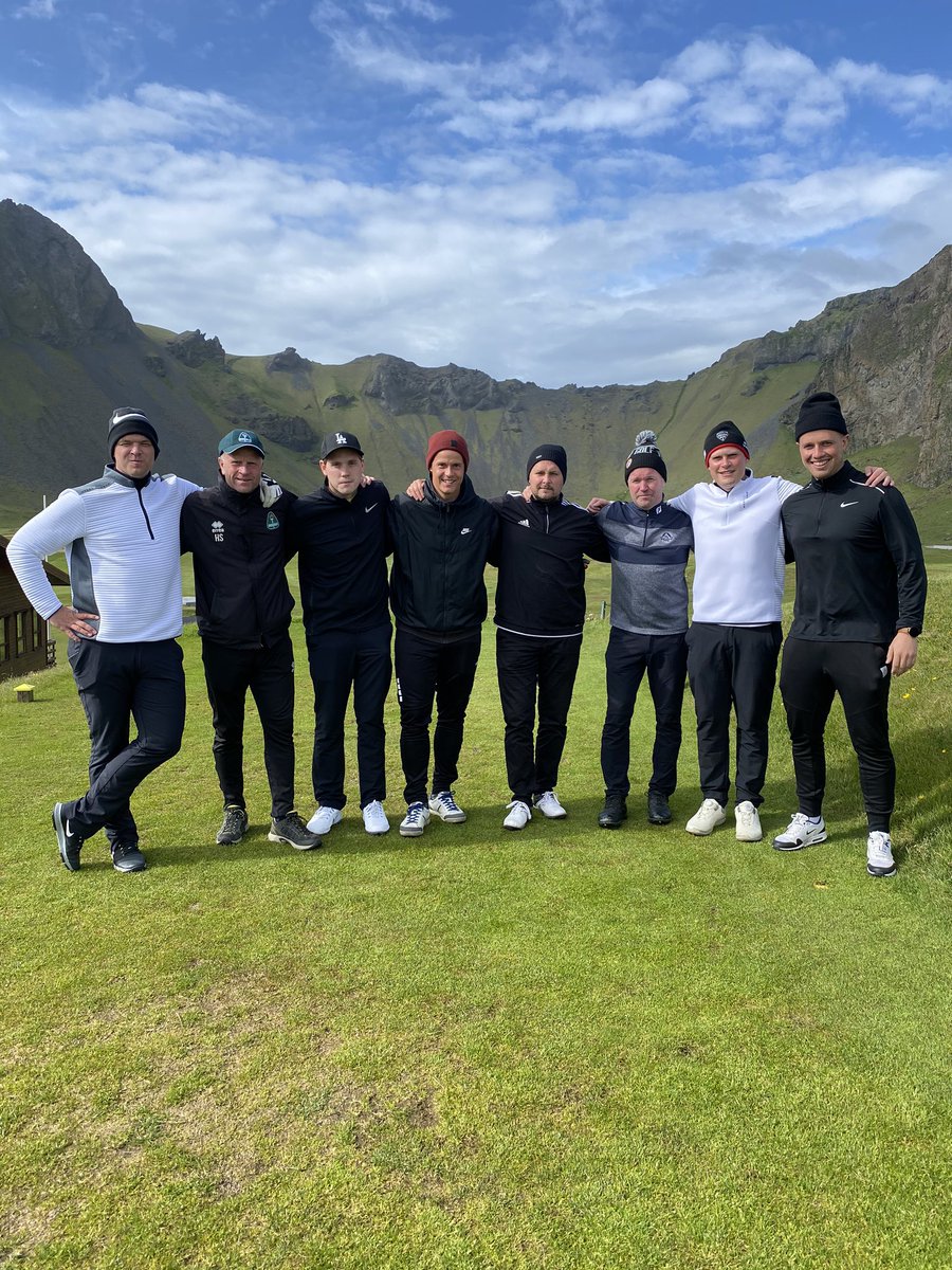 AuddiGylfa's tweet photo. Einn stærsti leikur Orkumótsins þetta árið. KR vs Breiðablik vs Þróttur vs FH á Golfklúbbi Vestmannaeyja. https://t.co/bI0xhduAr0