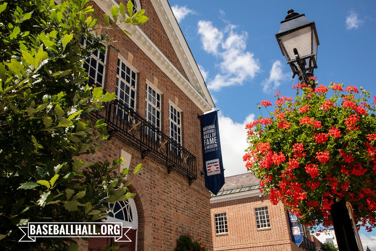 baseballhall's tweet photo. National Baseball Hall of Fame and Museum reopening on deck! This Friday, June 26, in accordance with New York State’s reopening plan, we expect our doors in Cooperstown to open once again. Photo: Milo Stewart Jr. https://t.co/UumVxilLQb https://t.co/Mp9ohtgReG