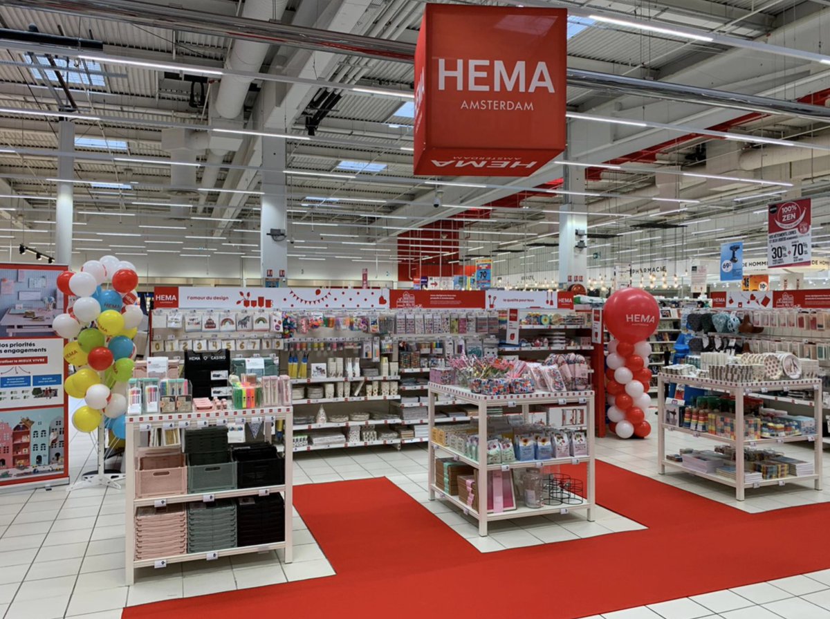 si vous n'aviez plus envie d'aller chez <a href="/Groupe_Casino/">Groupe Casino</a> voici une nouvelle occasion d'y retourner : 

#HEMA devient partenaire de l'enseigne française et y implante des #shopinshop ! un #partenariat qui ne passera pas inaperçu !

#enjoy #lovebrand