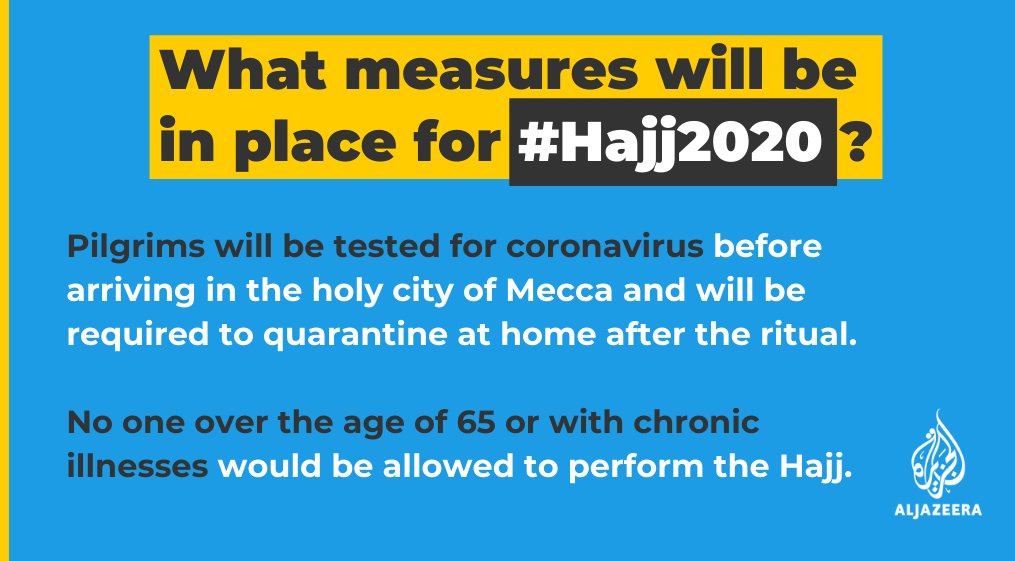 What measures will be in place for  #Hajj2020? |  https://aje.io/nt3je&nbsp;