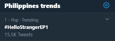 Black_SheepPH's tweet image. NUMBER ONE!!!!!  #HelloStrangerEP1