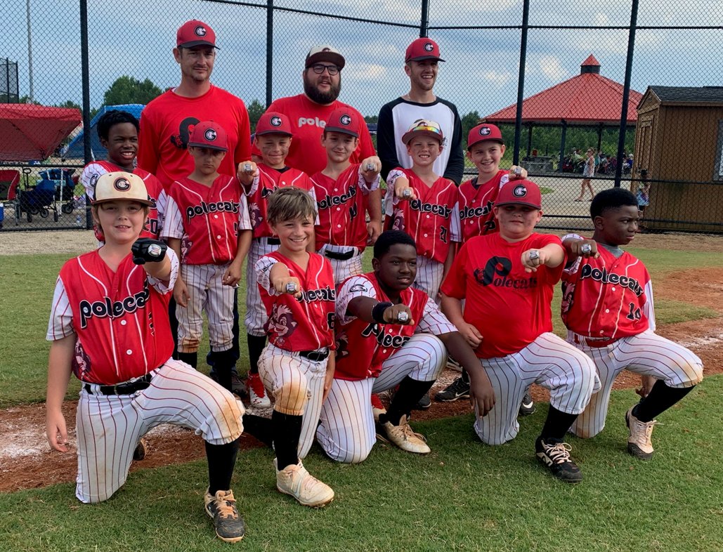 BallparkDJ's tweet photo. BallparkDJ is proud to feature the 10u Game On Polecats from Newnan, Georgia (home of Casey Motter) and are led by coaches Mitchell Hayes and Christian Aragon. Go Polecats Baseball. https://t.co/8dmcWmczRB