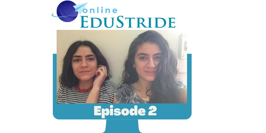EduStride's tweet photo. Episode #2 of EduStride Online, a chat with Rana &amp; Reem about their projects, dreams, fears, response to the current Lebanese situation, as well as recollections of their EduStride trips to the UK. To be posted tonight. Stay tuned #edustride #travel #summercamp #lebanesestudents https://t.co/KUhZGQ513A