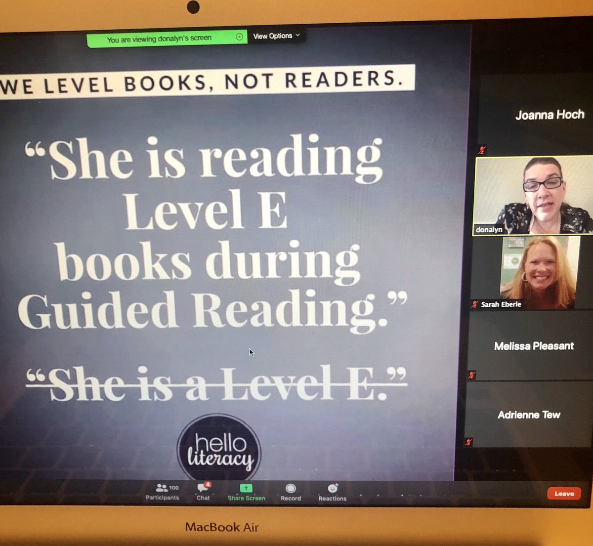 Amen!!! Loving <a href="/donalynbooks/">Donalyn Miller</a> messages this morning - growing readers! #wcpsmdlearns