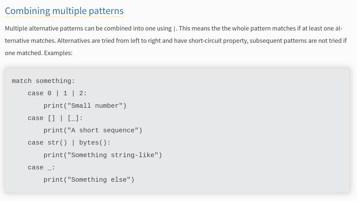 Iceland_jack's tweet photo. #Python gets #OrPatterns before #Haskell does https://t.co/VtDnA24o1e https://t.co/ISS1fFK0WK